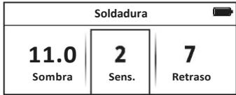LINCOLN ELECTRIC VIKING 3350ADV - Control de sensibilitad y demora - 8