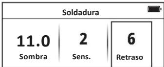 LINCOLN ELECTRIC VIKING 3350ADV - Control de sensibilitad y demora - 14