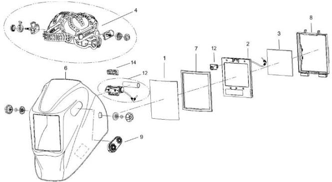 LINCOLN ELECTRIC VIKING 3350ADV - GARANTIE : - 1