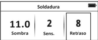 LINCOLN ELECTRIC VIKING 3350ADV - Control de sensibilitad y demora - 13