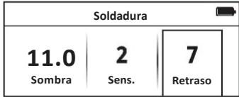 LINCOLN ELECTRIC VIKING 3350ADV - Control de sensibilitad y demora - 11