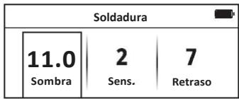 LINCOLN ELECTRIC VIKING 3350ADV - Control de sensibilitad y demora - 1