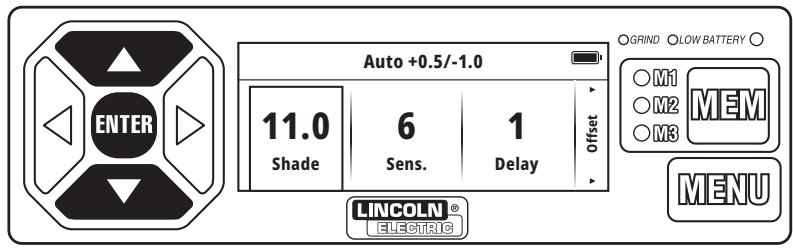 LINCOLN ELECTRIC VIKING 3350ADV - Auto Mode Settings - 1