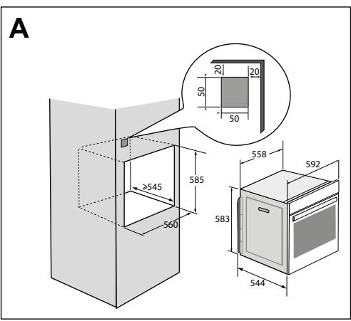 DE DIETRICH DOP4556W - CHOIX DE L'EMPLACEMENT ET ENCASTREMENT - 1