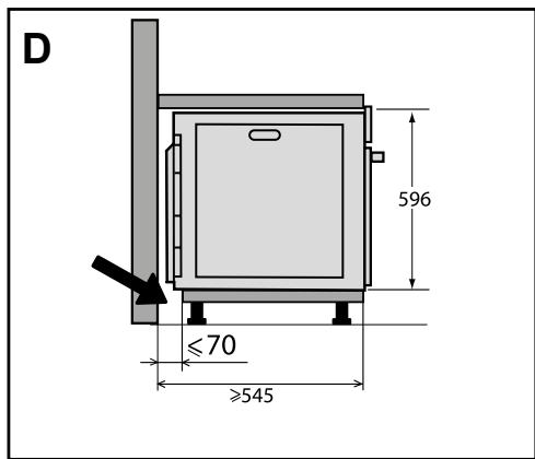 DE DIETRICH DOP4556W - CHOIX DE L'EMPLACEMENT ET ENCASTREMENT - 4