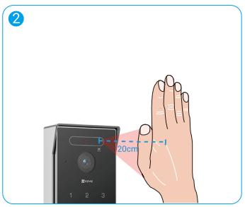 EZVIZ HP7 PRO 4K - Déverrouillage par reconnaissance de la veine de la paume - 2
