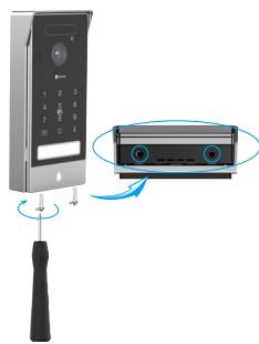 EZVIZ HP7 PRO 4K - Installation du panneau d'interphone - 7