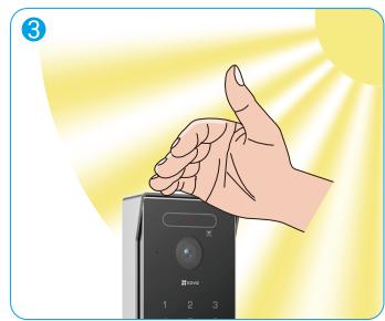 EZVIZ HP7 PRO 4K - Déverrouillage par reconnaissance de la veine de la paume - 3