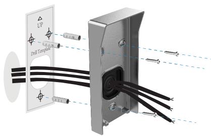 EZVIZ HP7 PRO 4K - Installation du panneau d'interphone - 4