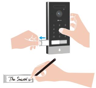 EZVIZ HP7 PRO 4K - Installation du panneau d'interphone - 2