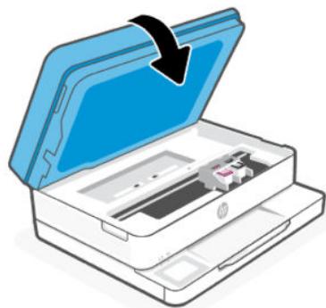 HP Envy 6132e - Élimination d'un bourrage papier au niveau du chariot et de la zone de nettoyage - 5