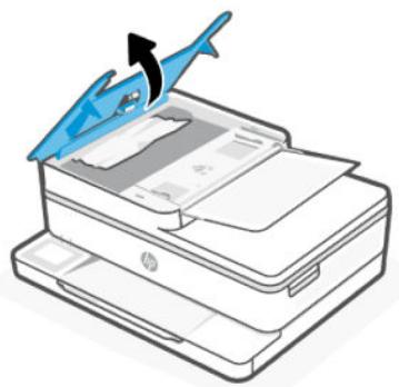 HP Envy 6132e - Élimination d'un bourrage papier dans le chargeur de documents - 2