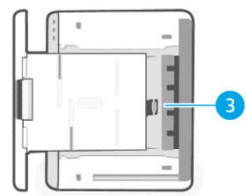 HP Envy 6132e - Emplacements possibles des bouchons - 3