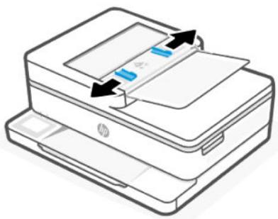 HP Envy 6132e - Chargement d'un original dans le bac d'alimentation automatique - 2