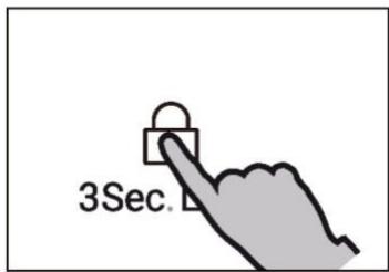 HAIER HFR7819ENGC - Verrouillage/déverrouillage du panneau - 1