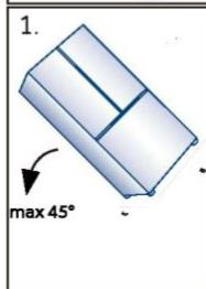 HAIER HFR7819ENGC - Alignement de l'appareil - 3