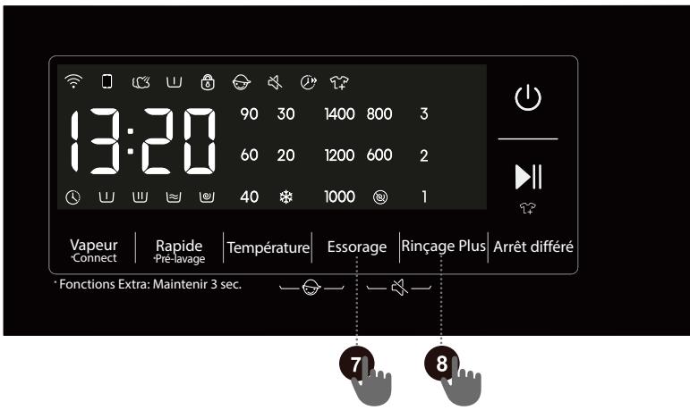 HISENSE WF3S9043BB3 - + 7 Sécurité enfants - 2