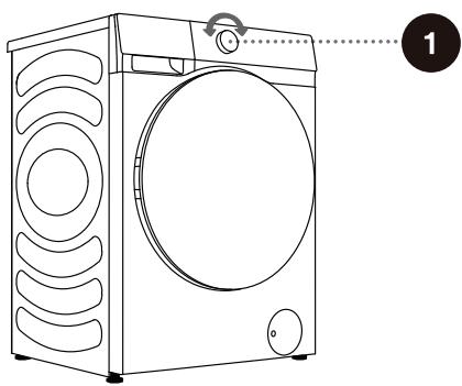 HISENSE WF3S9043BB3 - Étape 3 : choix du programme de LAVAGE - 2