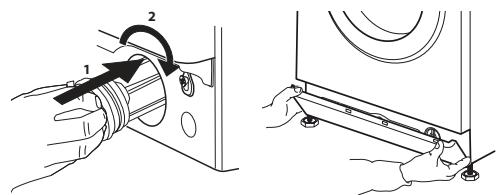 INDESIT BDE96435WKVFR - Nettoyage du filtre à eau/évolution de l'eau résiduelle - 6