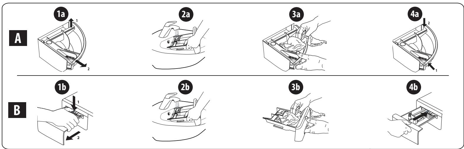 INDESIT BDE96435WKVFR - Nettoyage des filtres en MAILLE situés dans le TUYAU d'arrivée d'eau - 5