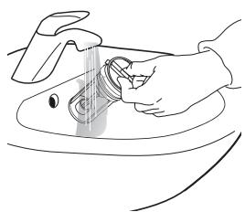 INDESIT BDE96435WKVFR - Nettoyage du filtre à eau/évolution de l'eau résiduelle - 5