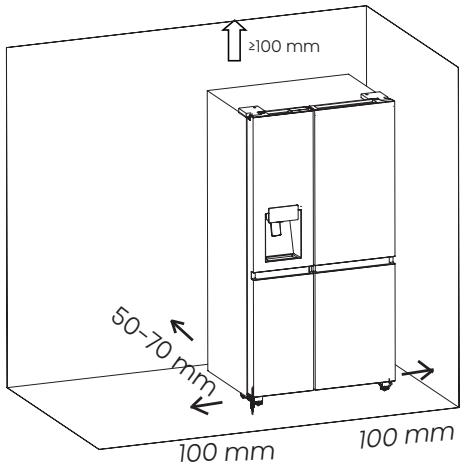 HISENSE RS818N4IIE1 - Ventilation de l'appareil - 2