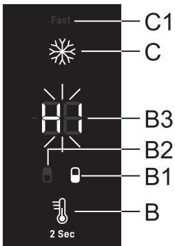 SMEG RC18XDNC - Alarme signalant une température élevée - 1
