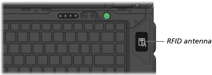 Getac S510 - Using the Contactless Smart Card Reader (Optional) - 1