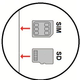 BLU M10L PRO - Installation of the SIM Card - 4