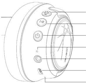 iclever BTH18 - Product Diagram - 1