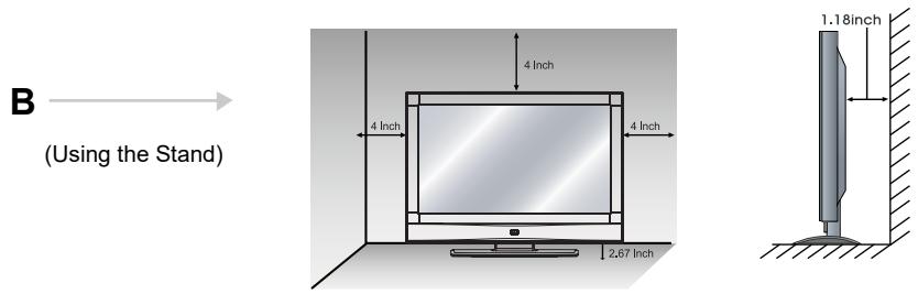 JENSEN JTV2423DCS - Using the Stand - 1