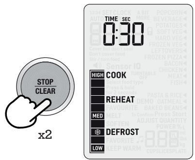 BREVILLE BMO850 - STOP/CLEAR - 1