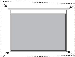 XGIMI MoGo 2 Pro - Espaçamento adicional entre a calibração trapezoidal e a correção - 3