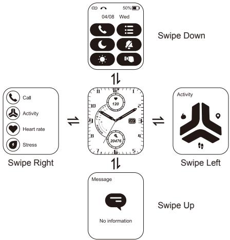 G-TIDE S1 Lite - Smartwatch Operation Guide - 1