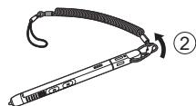PANASONIC FZ-G2series - Use the tether to attach the pen (included) to the computer - 2