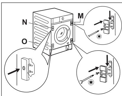 ELECTROLUX EW8F3814BI - Inversion du sens d'ouverture de la portedu meuble - 2