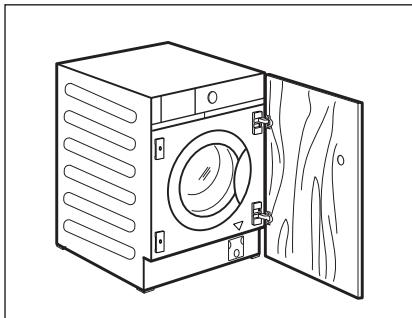 ELECTROLUX EW8F3814BI - Préparation et assemblage de la porte du meuble - 2