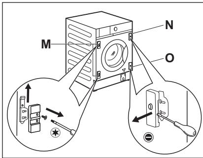 ELECTROLUX EW8F3814BI - Inversion du sens d'ouverture de la portedu meuble - 1