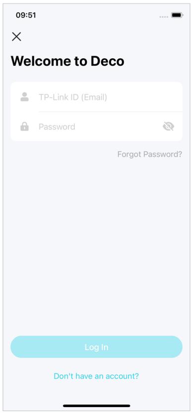 TP-LINK BE85 - Log in or sign up with TP-Link ID - 1