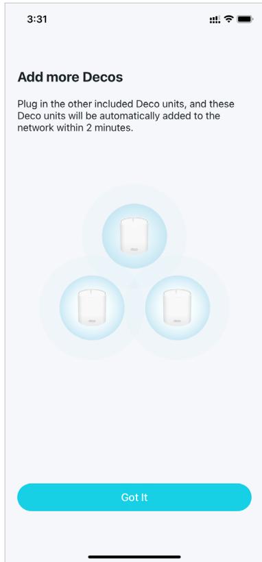 TP-LINK BE22000 - Add more Decos - 1