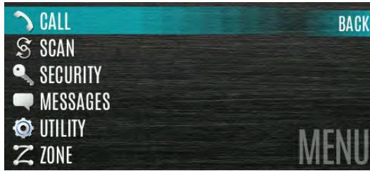 L3Harris XL-85M - MENU - 1