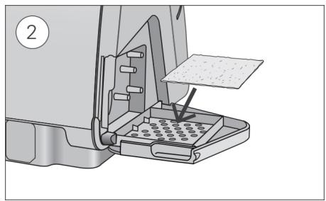 ResMed AirCurve 10 ST-A - To replace the air filter: - 2