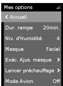 ResMed AirCurve 10 ST-A - Mes options - 2
