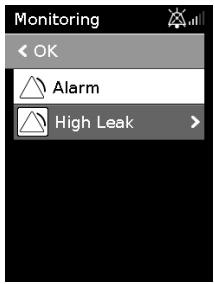 ResMed AirCurve 10 ST-A - Muting activated alarms - 1