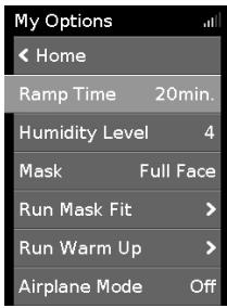 ResMed AirCurve 10 ST-A - Ramp Time - 1