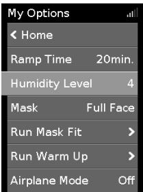 ResMed AirCurve 10 ST-A - Humidity Level - 1
