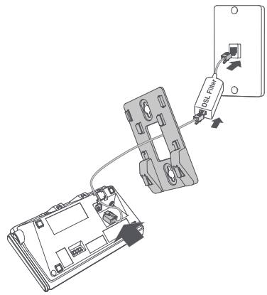 AT&T CL82215 - Wall-mount installation (optional) - 1
