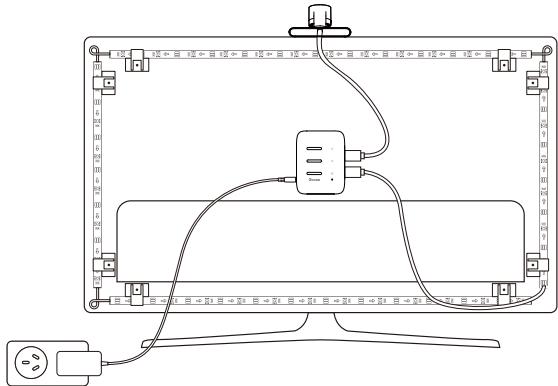 Govee H6098C - Installing Steps: - 6
