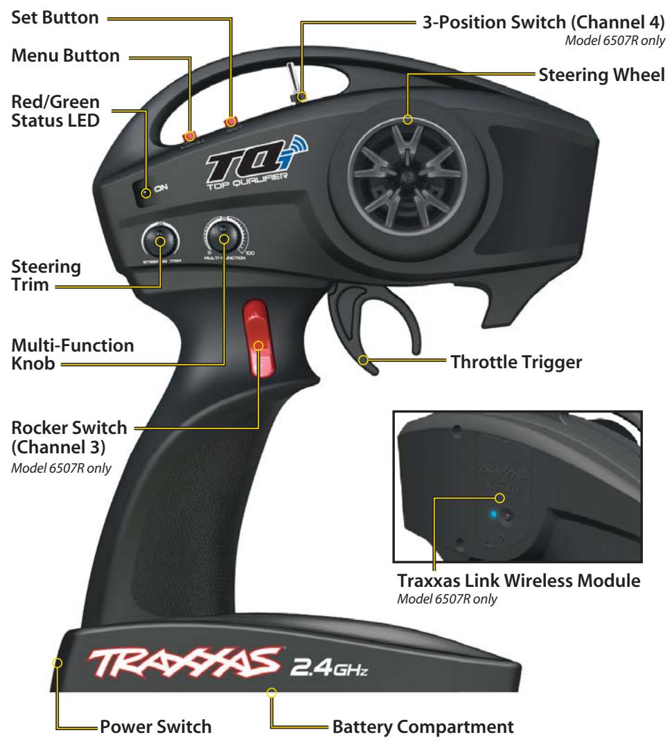 Traxxas 6507R - 6507R - 4-channel with Traxxas Link Wireless Module - 1