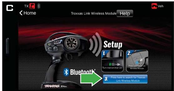Traxxas 6509R - Coupez le transmetteur tqi avec le module sans fil traxxas link et l'application traxxas link pour la première fois : - 3